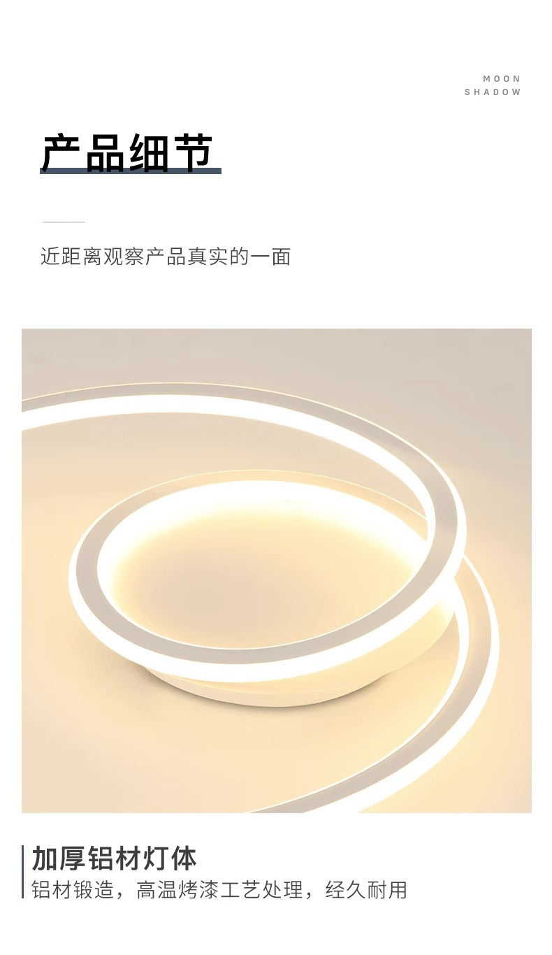 Minimalist Modern Creative Personality Art Lamp Bedroom Study Dining Room Bedroom Lighting Nordic Internet Celebrity Iron Art Ceiling Lamp