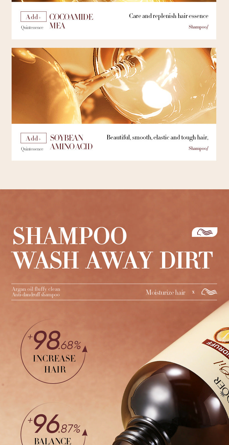 Full English Nut Oil Shampoo SADOER Clean, fluffy, refreshing, moisturizing hair conditioner  wholesale