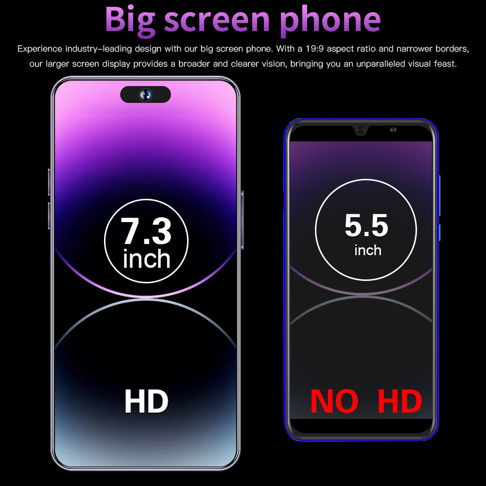 i15proMax Hot-Selling Android Smartphones6.5Inch Hd Large Screen3+64GB Wholesale Mobile Phones