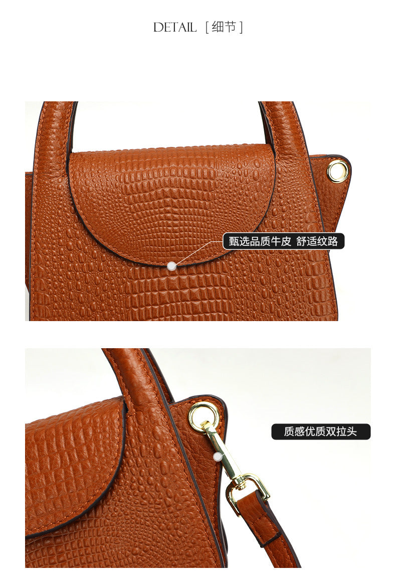Spring and Autumn New Retro Women's Bag Trendy Fashionable Unique Niche Versatile Crossbody Bag Casual Single Shoulder Small Square Bag
