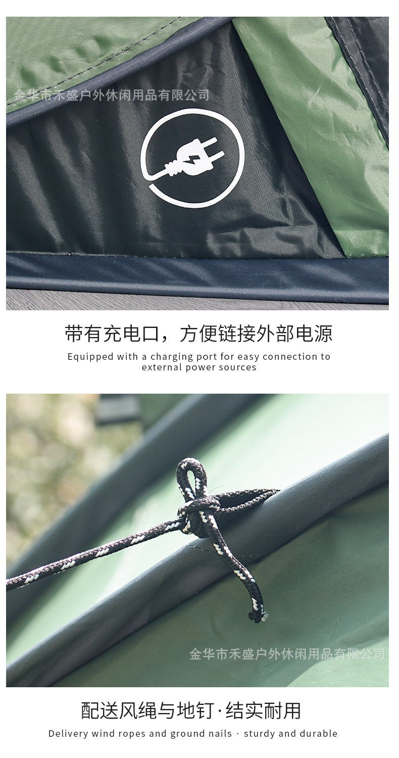 Tent Fully Automatic Folding Quick Open Sunshade Park Children Play Sand Camping Outdoor Portable Rainproof Sunproof