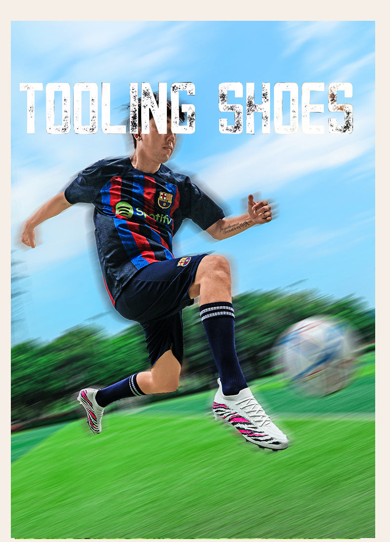 Large Size Authentic Low-Top Soccer Shoes New Wholesale Men's Training Shoes Student Soccer Shoes Spike Shoes Women's