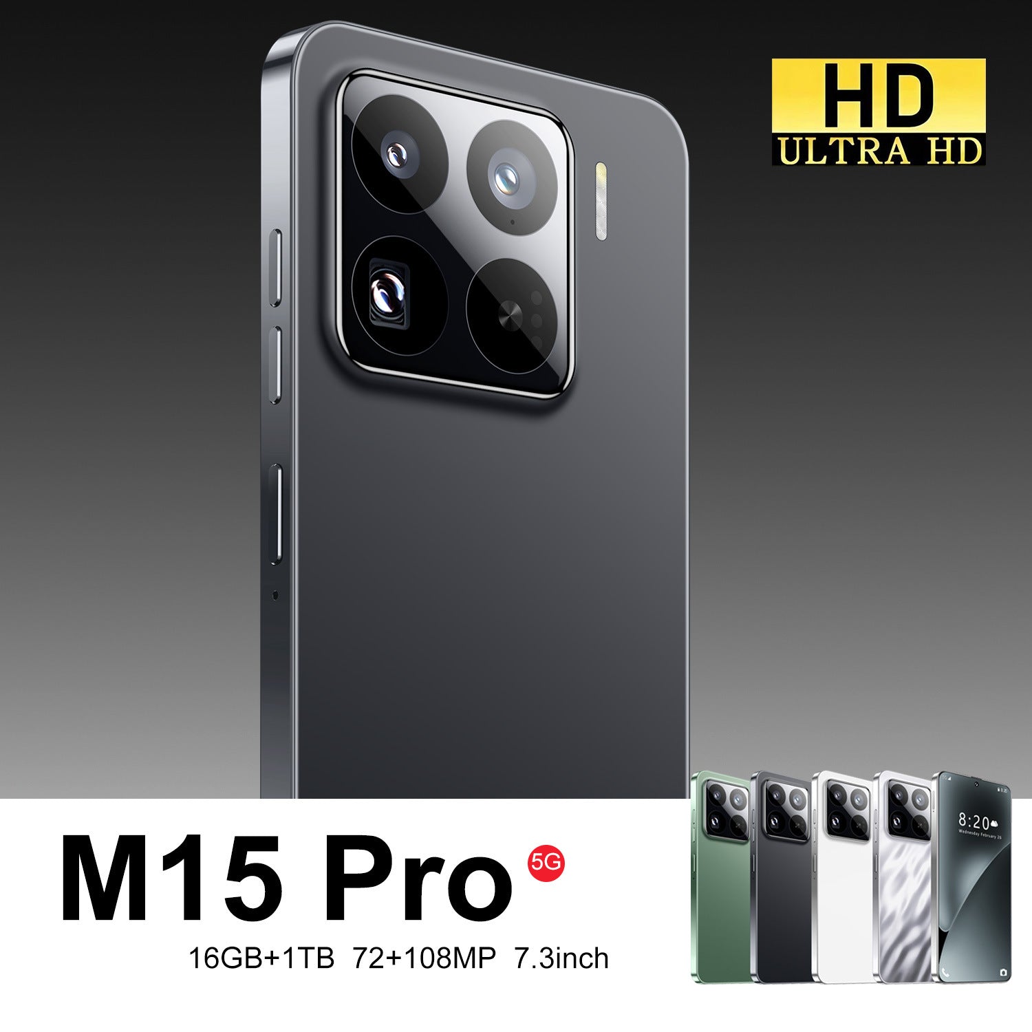 Popular M15 Pro Android Smartphone16+1T Factory Direct Sales Mobile Phone Available