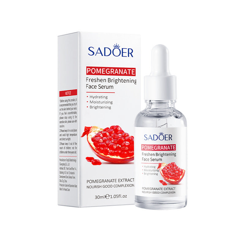 Red Pomegranate Skincare Set SADOER Hydrating Moisturizing Cleansing Nourishing  Wholesale