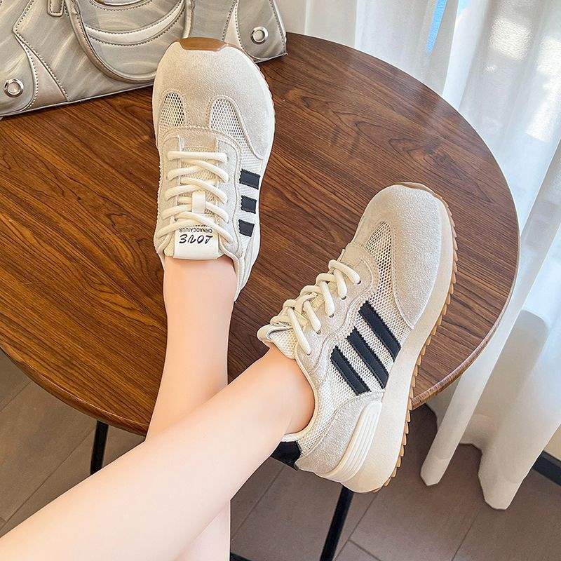 Exported Italian Original Clearance Mesh Forrest Gump Shoes for Women Summer New Casual Sports Shoes Lightweight Flat
