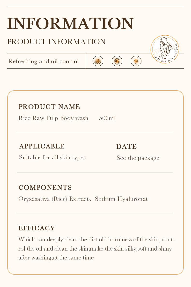 Full English Rice Skincare Set BIOAOUA Rice Puree Series Six-Piece Set Box  Wholesale