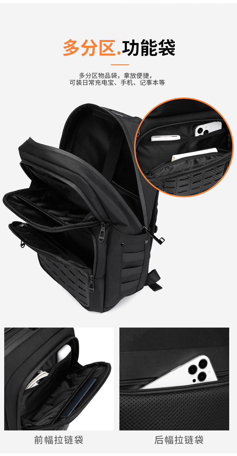 OZUKO Backpack Men's College Student Bag Lightweight Waterproof Large Capacity Casual Sports Computer Commuting Backpack