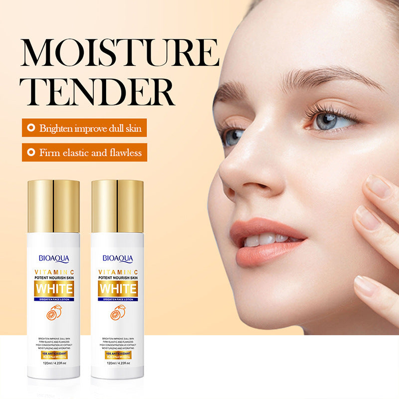 All English Vitamins C Whitening Skin Care Set BIOAOUA Cleansing and Moisturizing Five-Piece Set  Wholesale