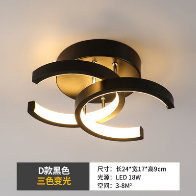 Aisle Light Entryway Hallway Light Iron Art Stair Light Cloakroom led Ceiling lamp balcony lamp Zhongshan lighting fixtures