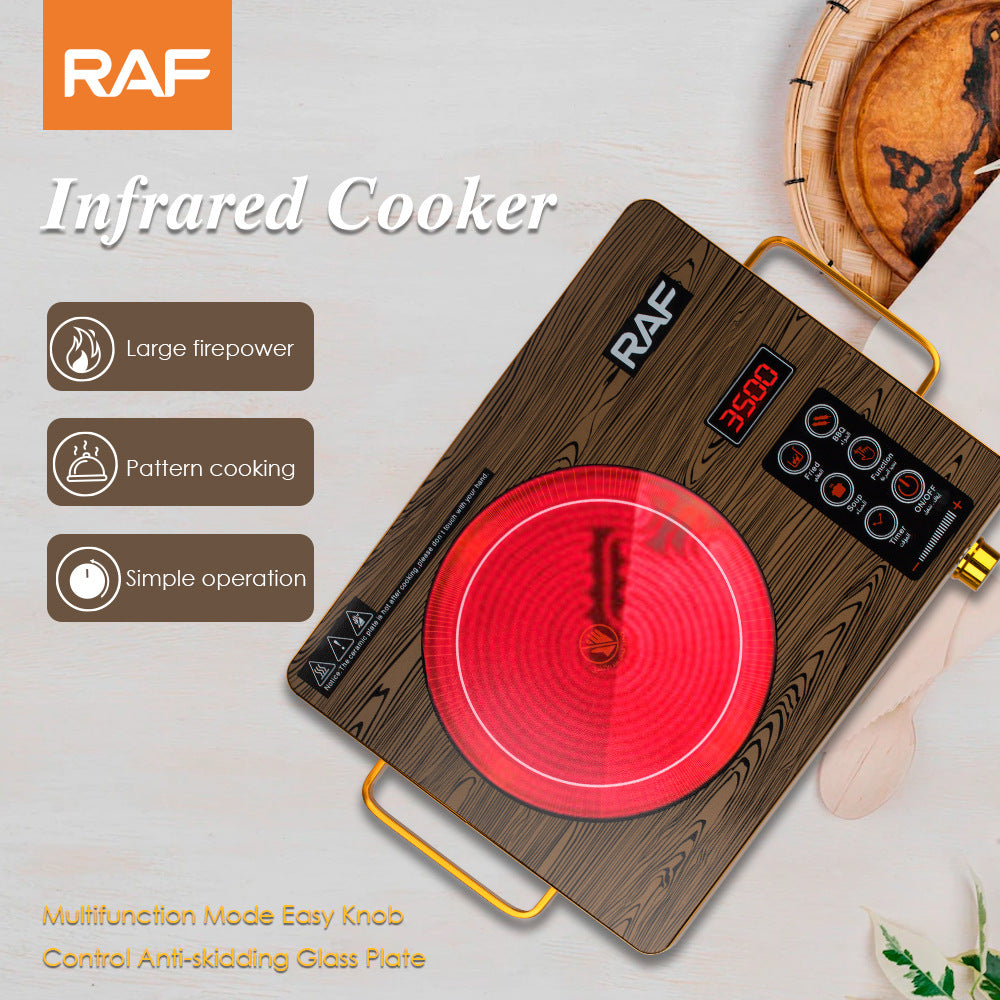 European-style Household High-power Intelligent Electric Ceramic Stove Multifunctional Stir-Fry Light Wave Energy-Saving Induction Cooker3500W