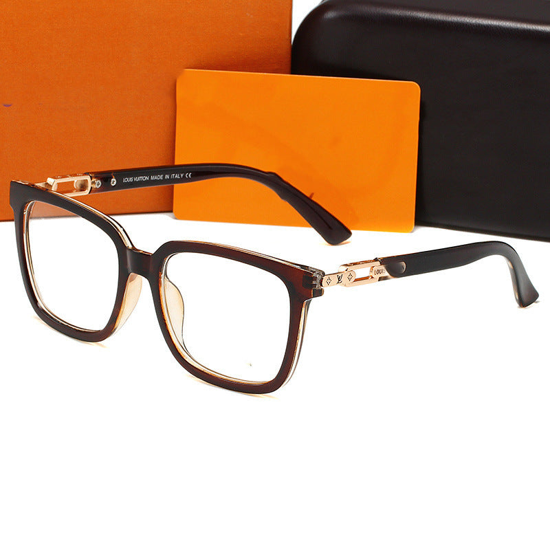 2025New fashion Blue Light Blocking Glasses T Home Art Versatile Glasses for Women Frame High Appearance Myopia Non-Prescription Glasses