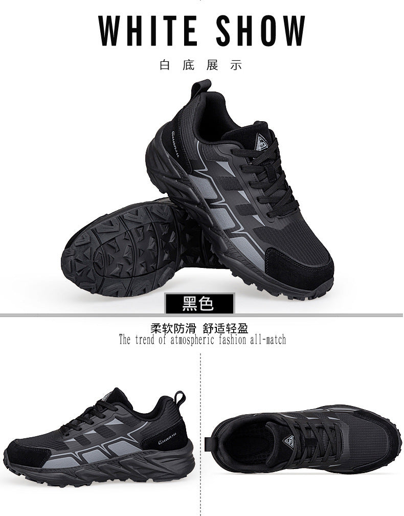 Breathable Casual Versatile Sneakers2024Autumn New Anti-Slip Running Shoes for Teenagers Lightweight Shock-Absorbing Trendy Shoes