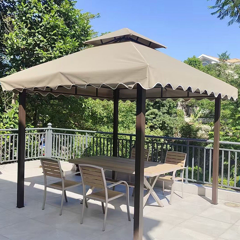 Outdoor Sunshade Canopy Rain Shelter Courtyard Garden Villa Four-legged Pavilion Advertising Event Large Roman Tent Umbrella Wholesale