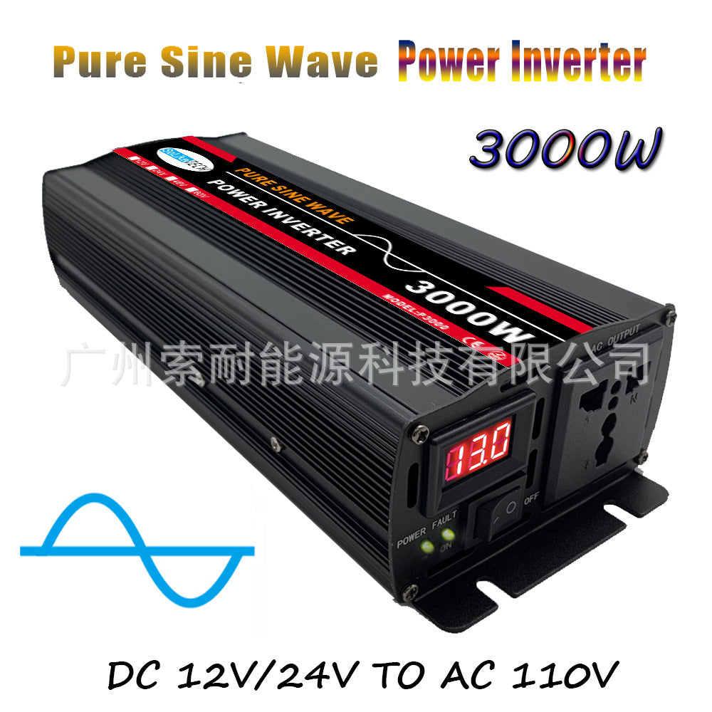 Automotive Pure Sine Wave Inverter1000W Outdoor Adapter Converter12V24V48V60V Turn110V220V