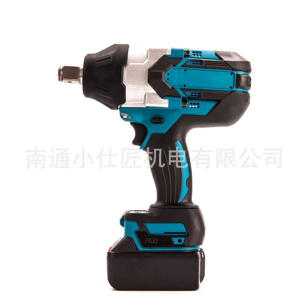 Cross-Border Trade High-Torque Lithium Battery Rechargeable Electric Wrench Portable Auto Repair Air Gun Woodworking Framing Tool