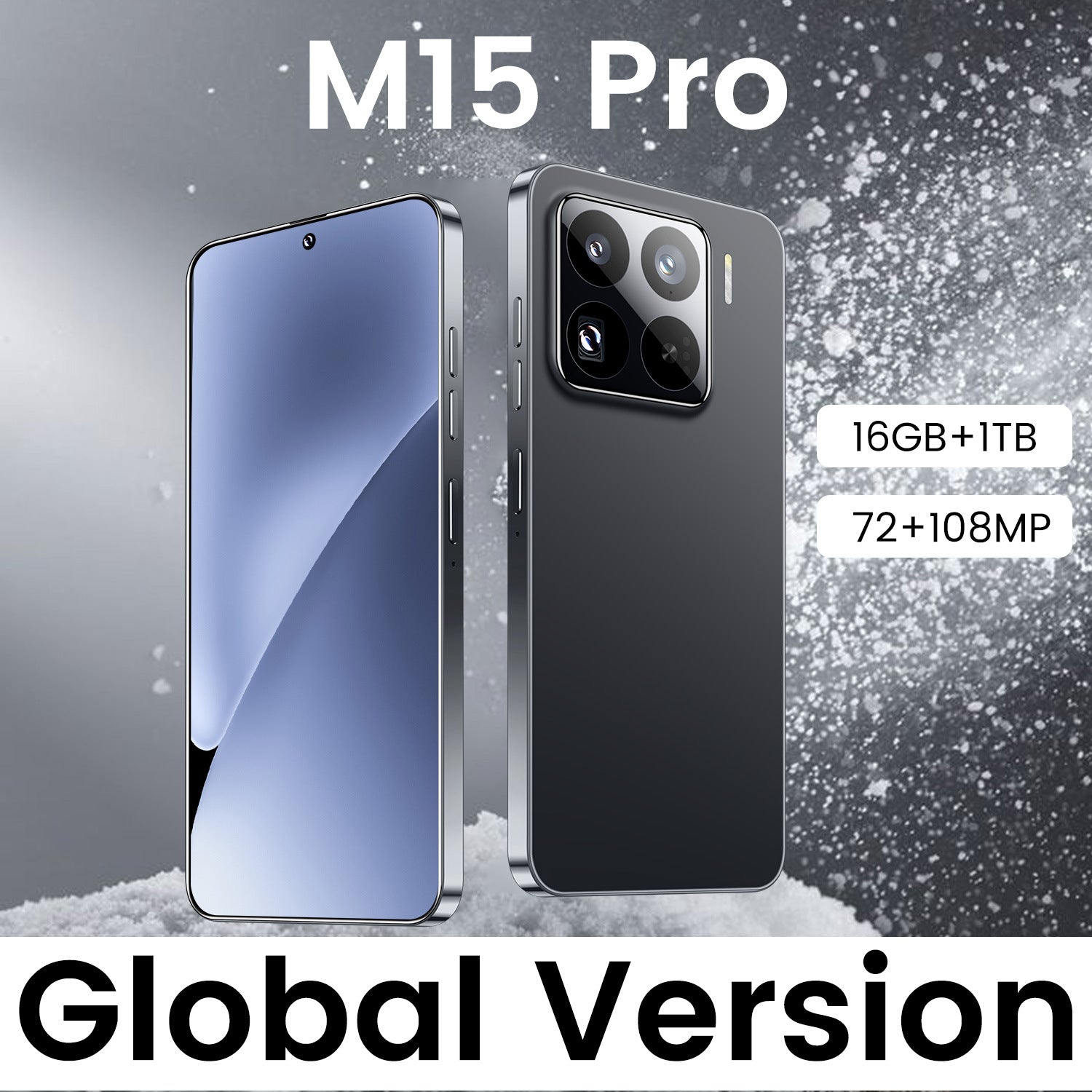 Popular M15 Pro Android Smartphone16+1T Factory Direct Sales Mobile Phone Available