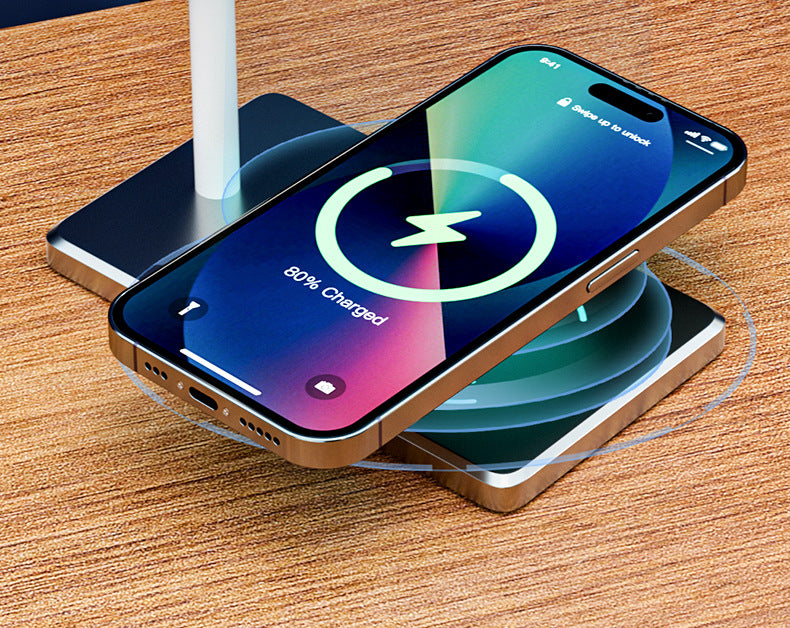 Multifunctional Magnetic Desk Lamp led Soft Light Ambient Lamp Eye Protection Study Reading Lamp Bedroom Dimmable Color Adjustment Bedside Lamp