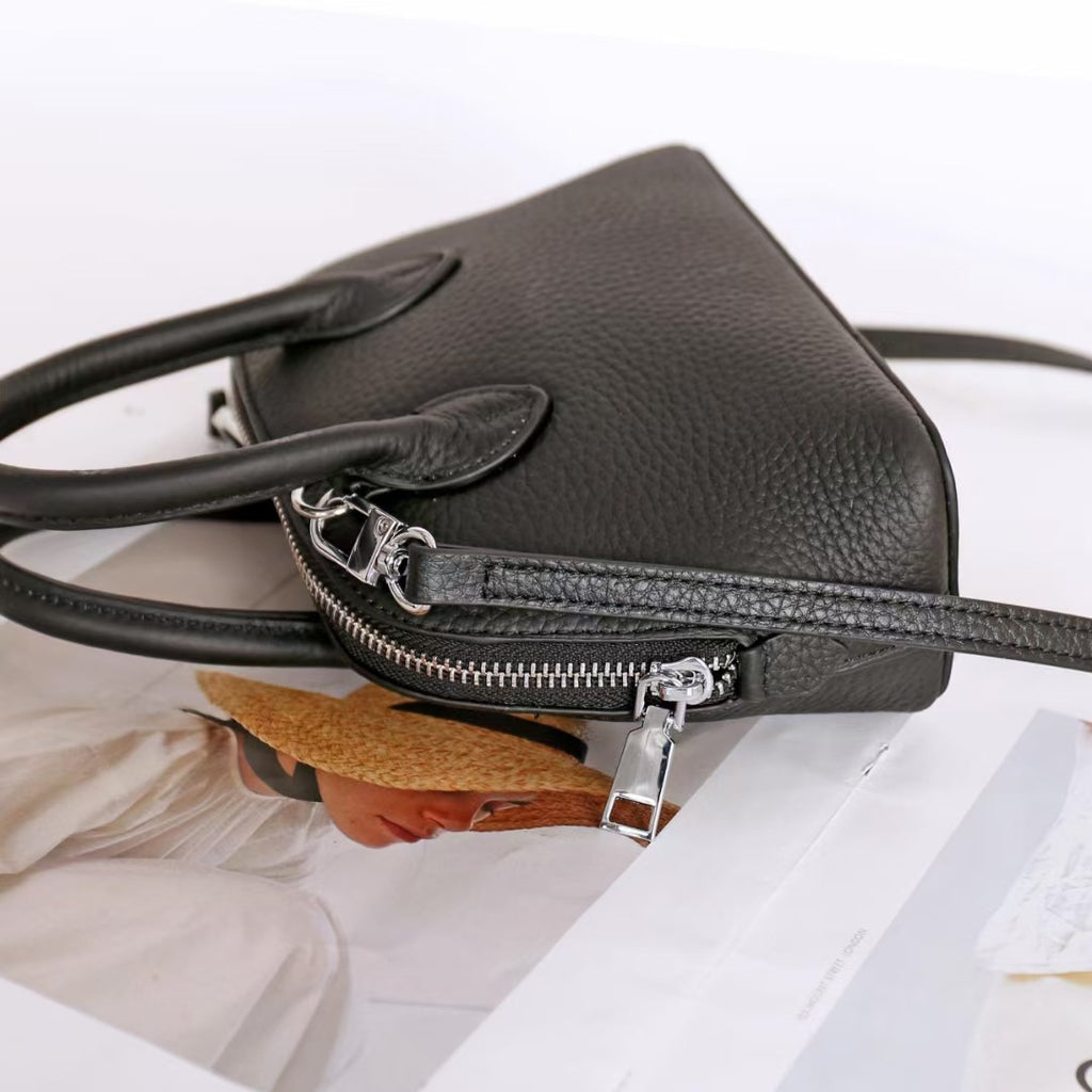 Shiling Mini Shell Bag Genuine Leather Simple Fashion Women's High-end Shoulder Crossbody Handbag mini Small Bag for Women