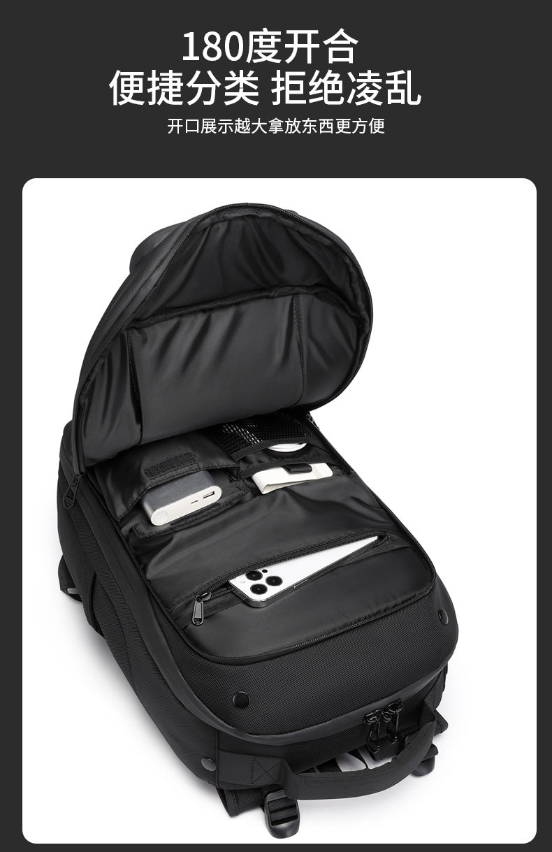 ozuko Business Backpack Men's Waterproof Computer School Bag High-looking commuter travel backpack for college students