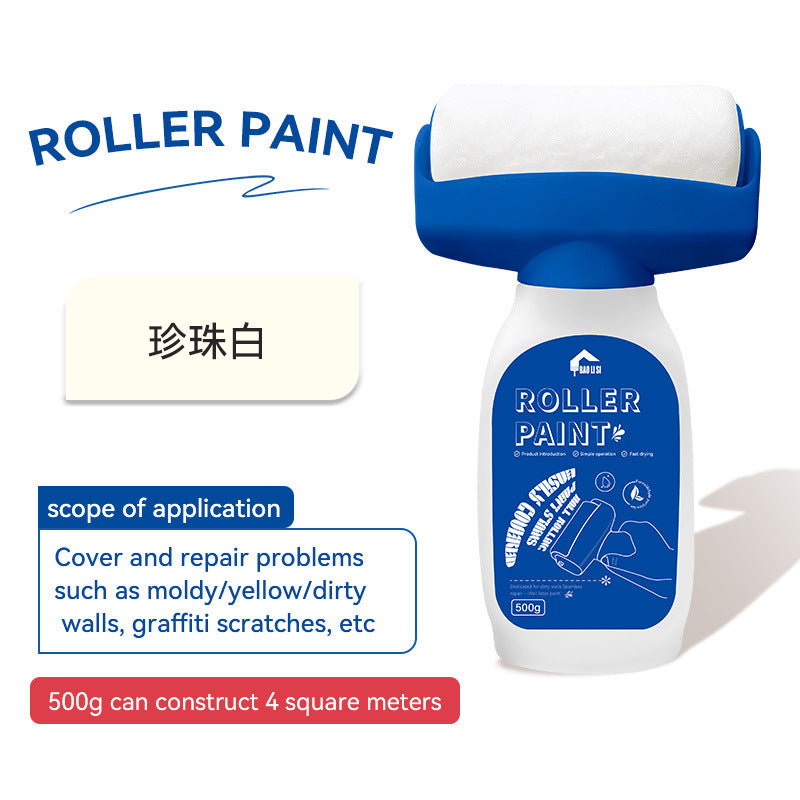Large Roller Paint for Walls Manufacturer Water-based Odorless Graffiti Stain Covering Latex Paint White Wall Repair Paint