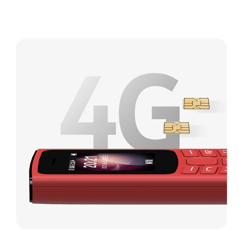 Mobile Phone10521 2G GSM Straight Button Function Phone Ultra Long Standby Elderly Phone Large Screen Large Font