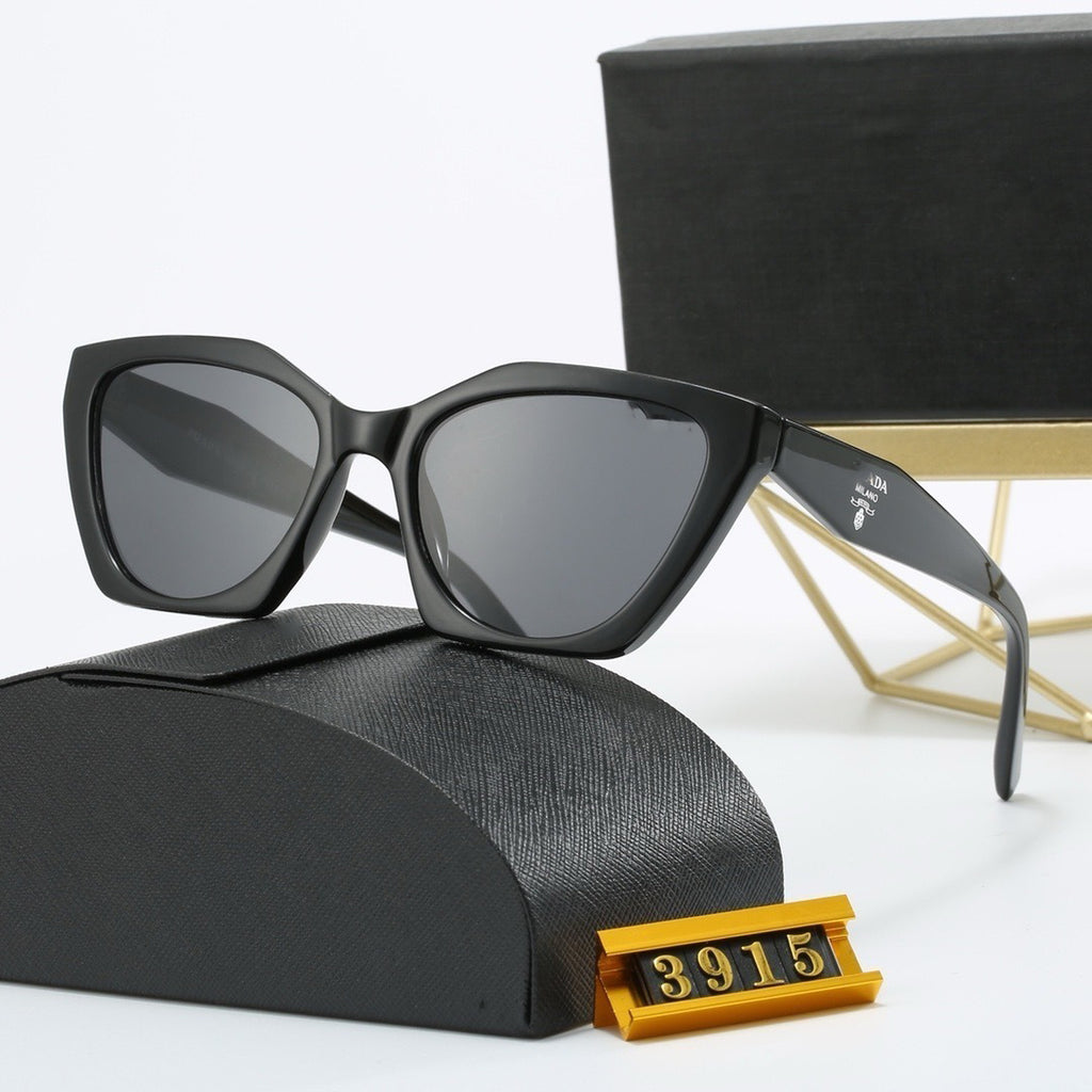 European and American Retro New Sunglasses Popular Internet Celebrity Men and Women Big Brand Sunglasses Square Frame Driving Glasses