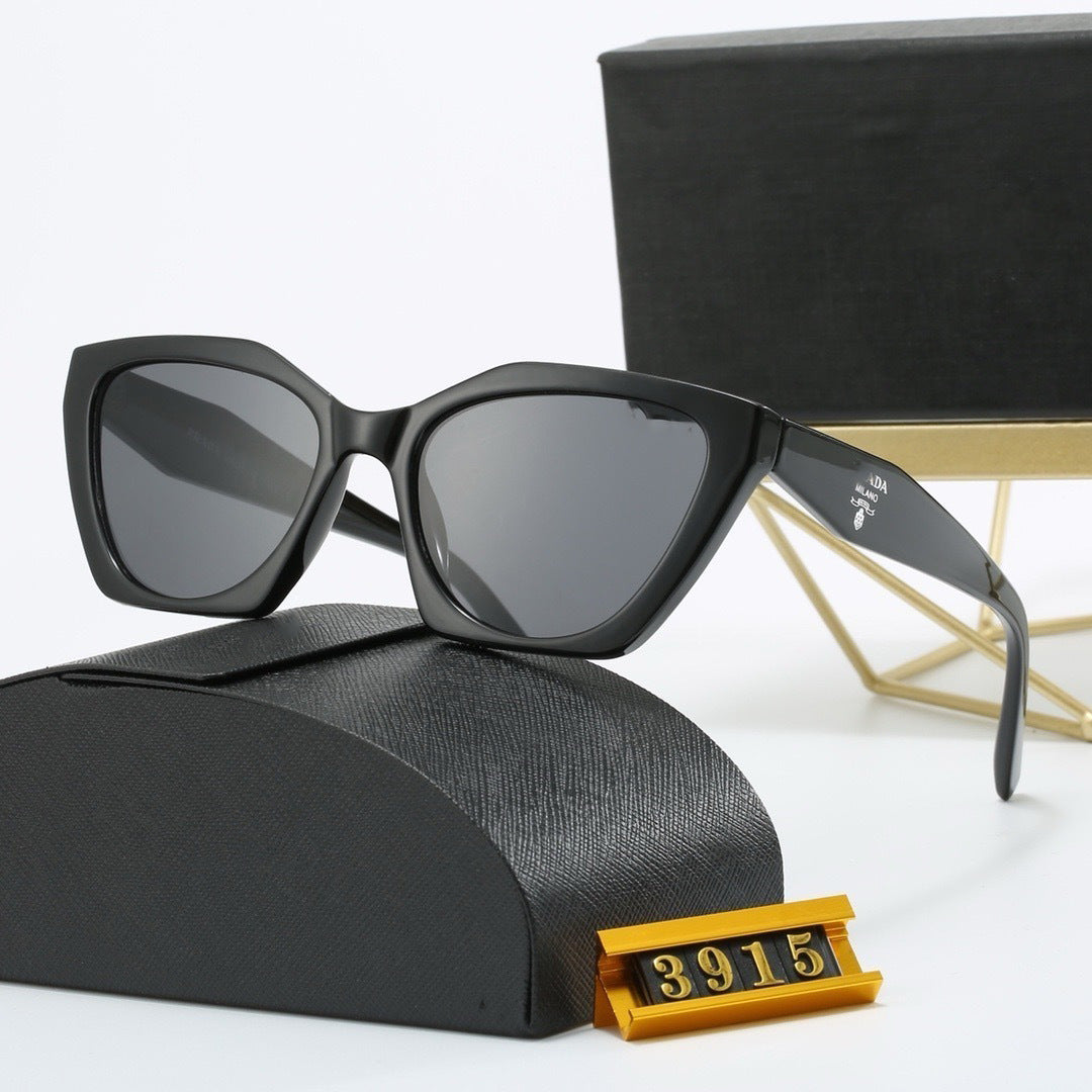 European and American Retro New Sunglasses Popular Internet Celebrity Men and Women Big Brand Sunglasses Square Frame Driving Glasses