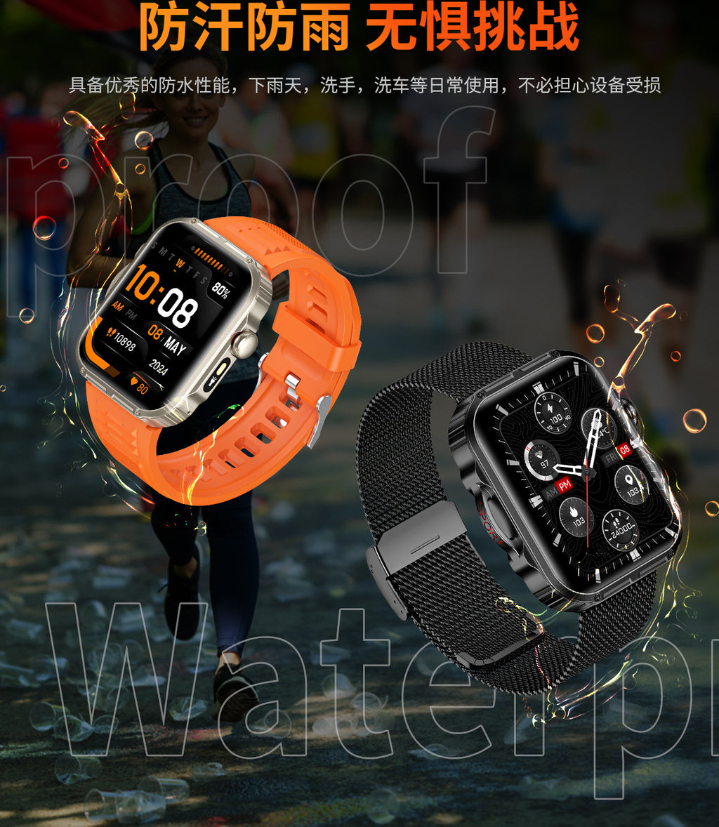 HDT11Ultra Smart Watch Bluetooth Call Music Healthy Sleep Flashlight Smart Bracelet