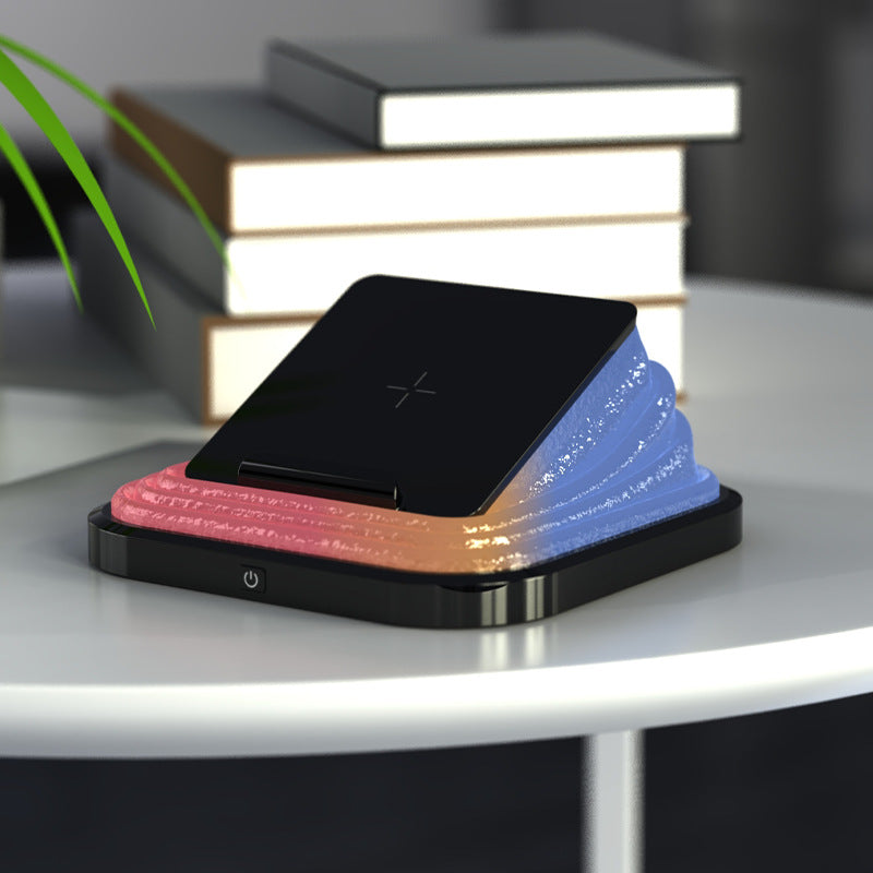 exclusive eye protection desk lamp reading night light15W Wireless Charging Folding Smart Outdoor Ambient Light Wholesale