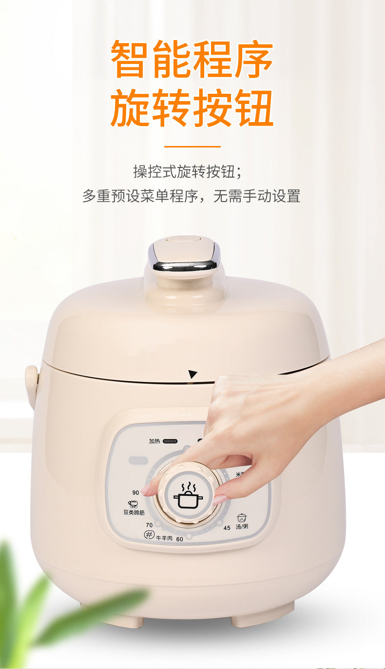 Factory Export  Household2.5L Electric Pressure Cooker Large Capacity Rice Cooker Multi-Function Wholesale Pressure Cooker