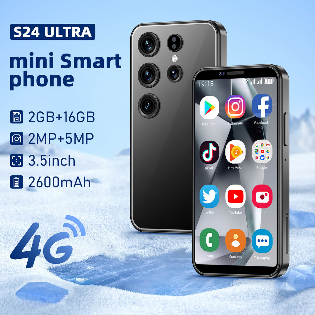 New S24 Ultra Mini Android Smartphone3.5Inch2+16G Mobile Phone Source Manufacturer Shenzhen