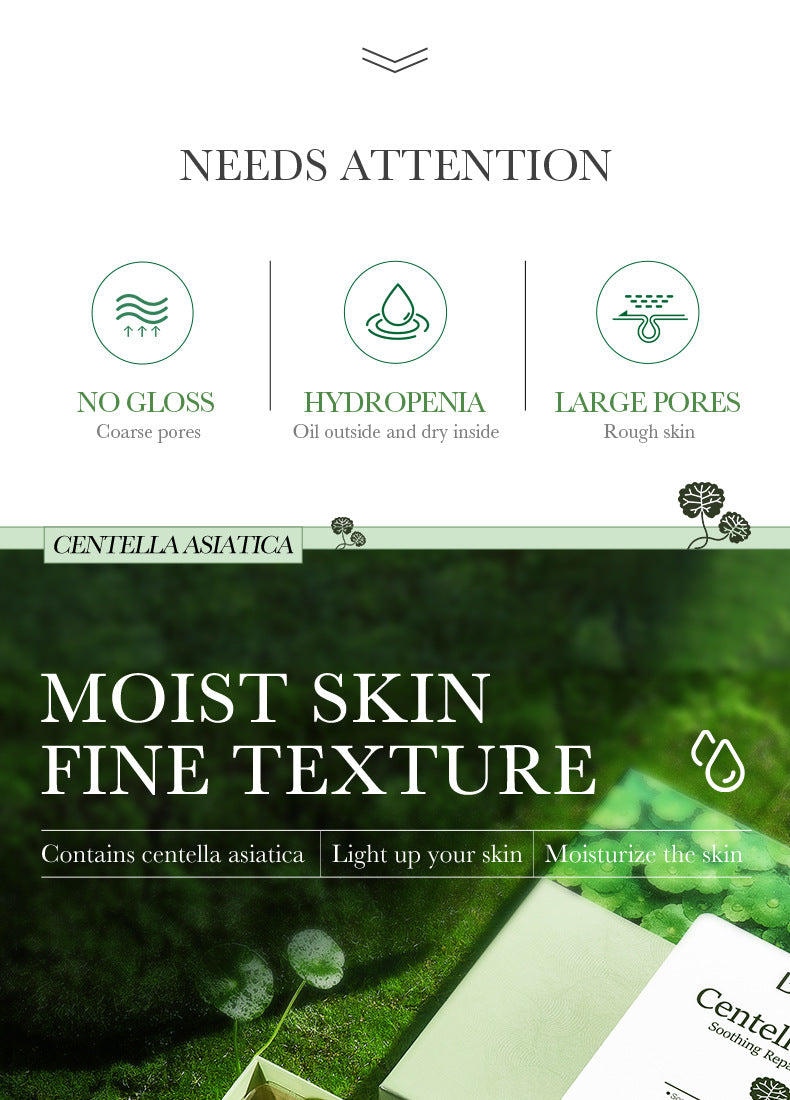 BIOAOUA Centella asiatica soothing and repairing six-piece set Moisturizing skin care product set  wholesale