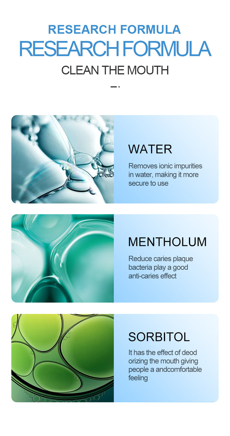 All English Mouthwash250ml  SADOER Peach Mint Lemon Oral Care  Foreign Trade Wholesale