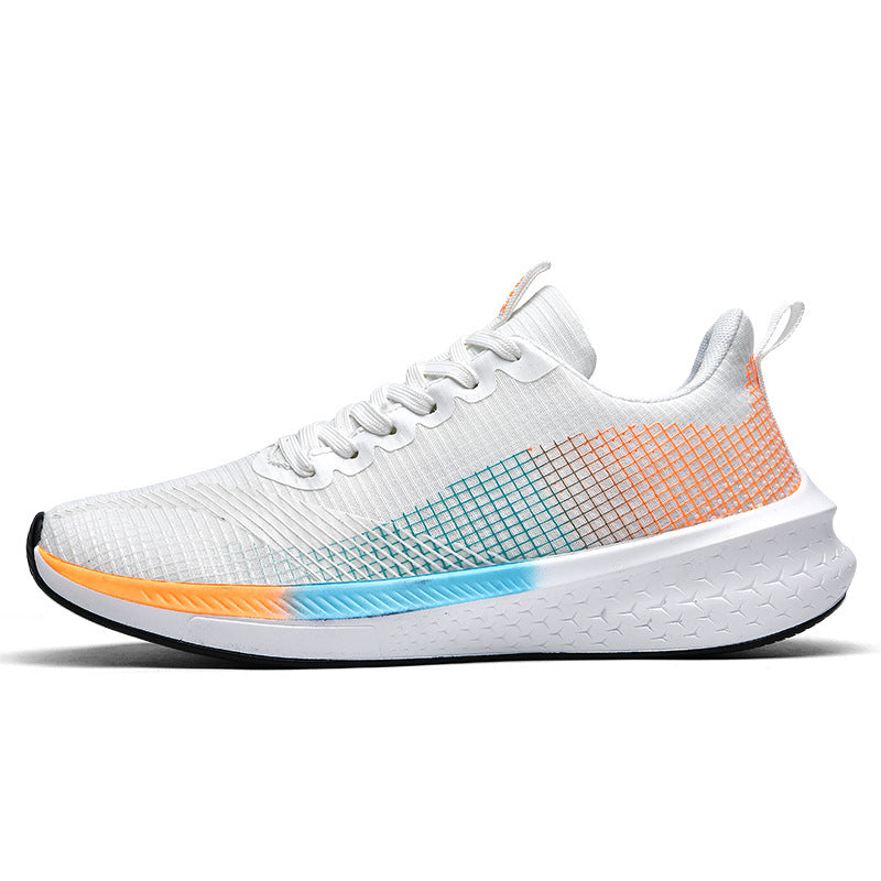 2025Spring and Summer Running Shoes for Men and Women, Mesh Breathable Soft Sole Student Sports Shoes, Racing Running Shoes, Shock Absorption, Casual Versatile