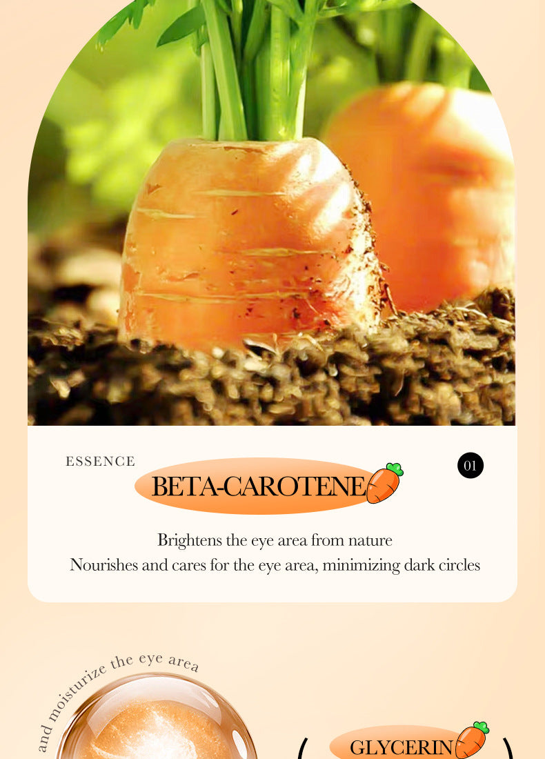 Full English Carrot Eye Cream20g SADOER Moisturize and Improve Dark Circles, Eye Wrinkles, and Eye Bags  Wholesale