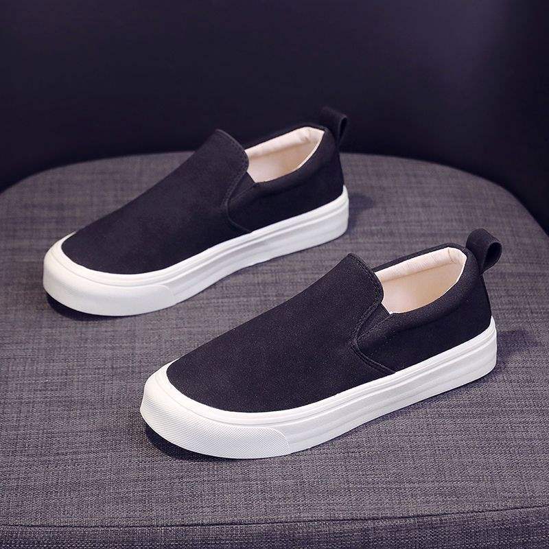 Men's and Women's Lightweight Single Shoes, Women's Spring and Autumn New Soft Sole Non-Slip Slip-On Lazy Shoes, Versatile Loafers