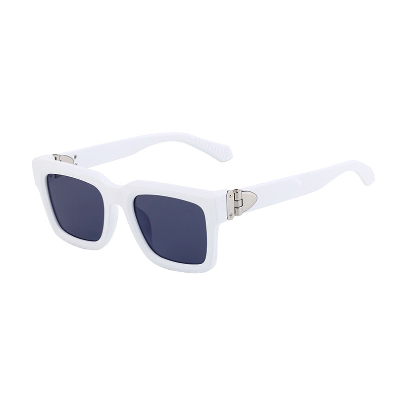 2025 New European and American Style Square Frame Sunglasses for Men High-end Feel 0k Rich Man Sunglasses Men Trendy sunglasses