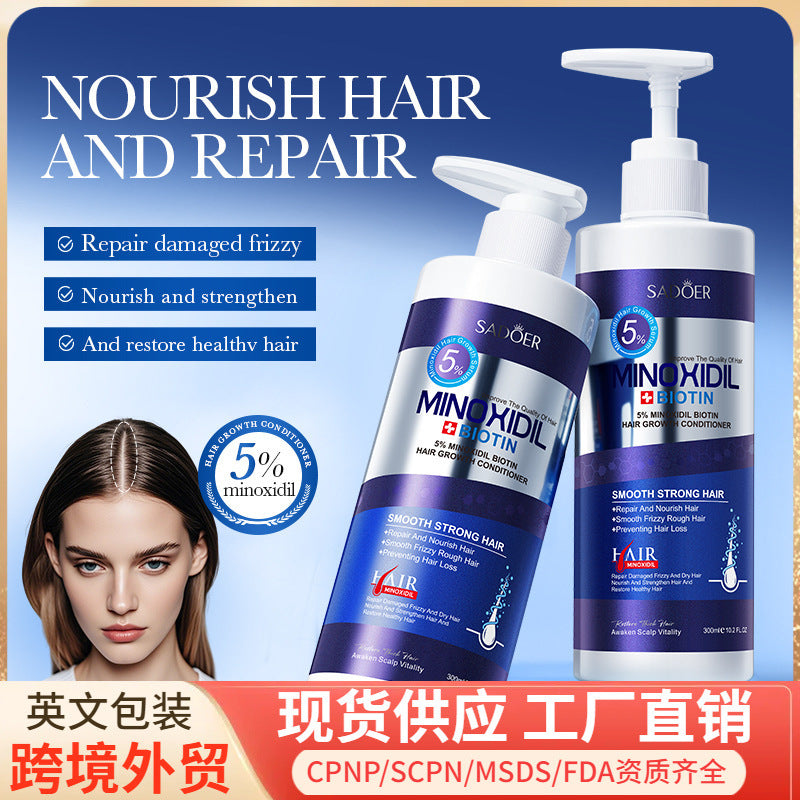 Full English SADOER5%Minoxidil Biotin Hair Growth Conditioner Hair Mask Export