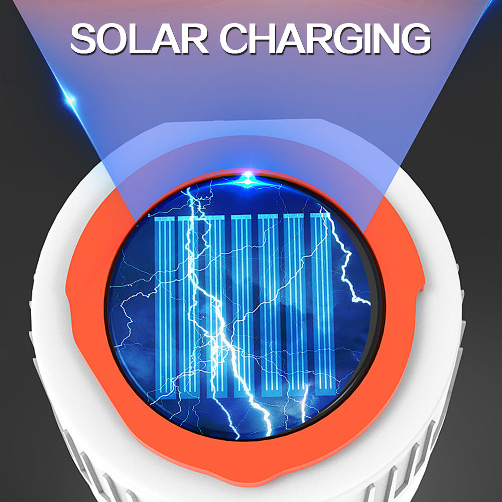 Outdoor Solar Rechargeable Bulb Tent Light Emergency Light Camping Light Household Power Outage Light with Remote Control