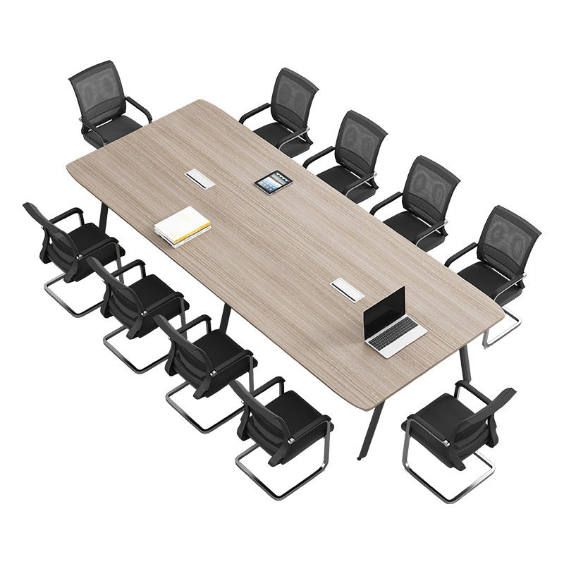Conference Table Long Table Simple Modern Meeting Room Table and Chair Set Small Negotiation Training Table Long Office Desk Furniture