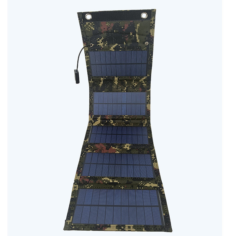 E-commerce 15W 5V USB Output Portable Solar Panel Outdoor Hiking Camping Solar Folding Bag