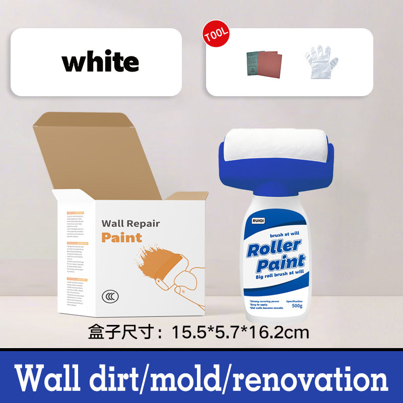 Custom Label Large Roller Latex Paint Wall Stain Covering Repair Water-Based Odorless Paint Home Interior Wall Self-Painting