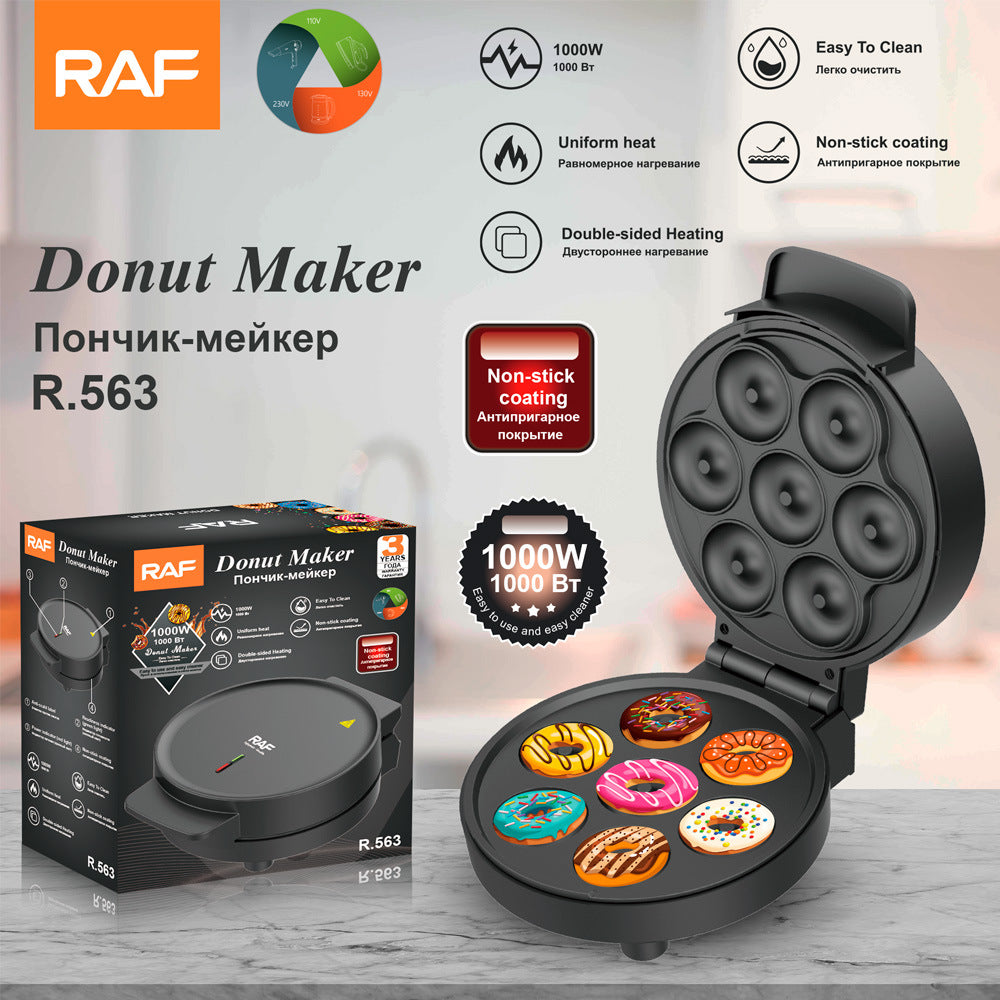 RAF European Standard Household Donut Breakfast Machine Internet Celebrity Mini Cake Machine Light Food Cake Machine Mini Round Cake