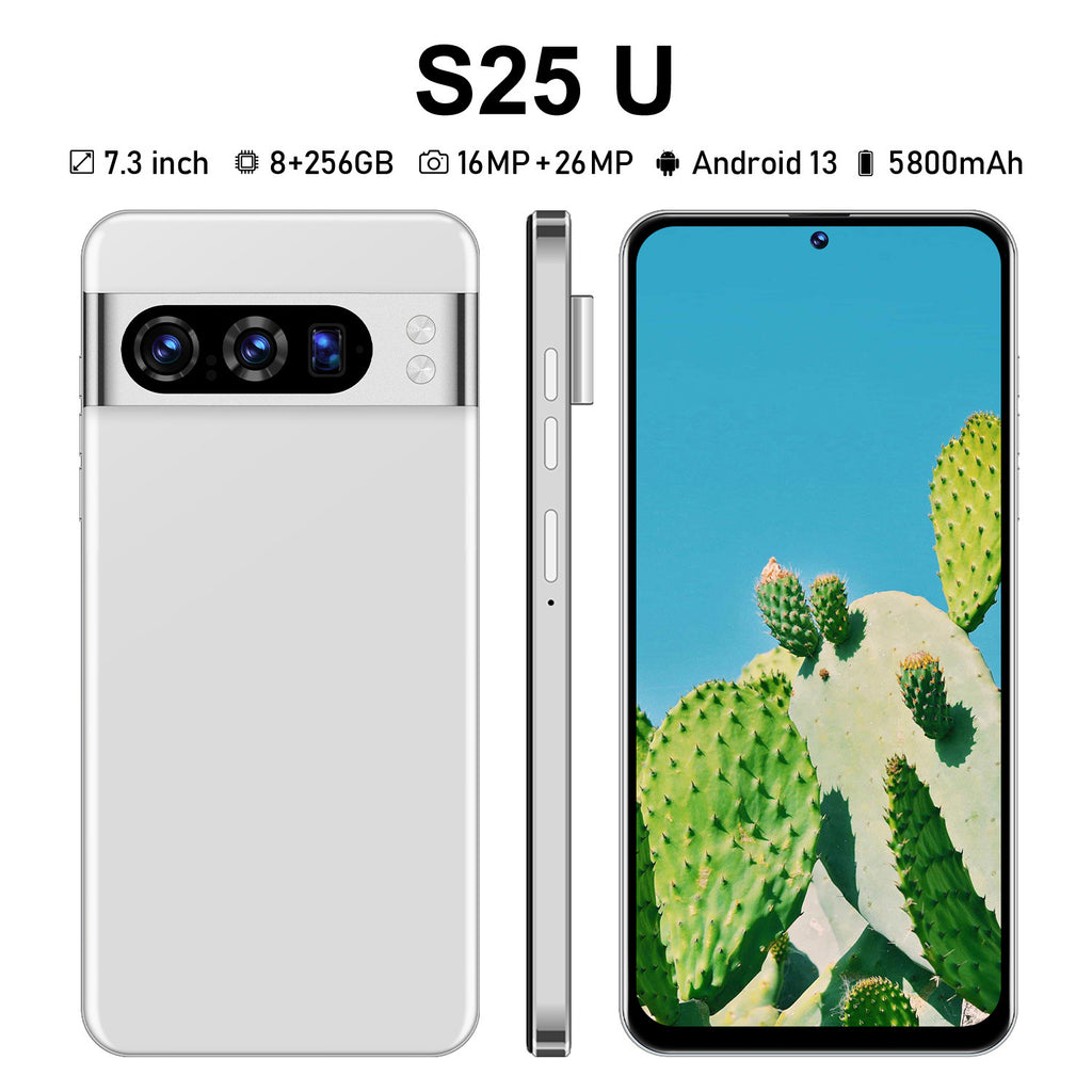 Hot-Selling Smartphones S25U Factory in stock7.3Inch16G+1T Android All-in-One Device