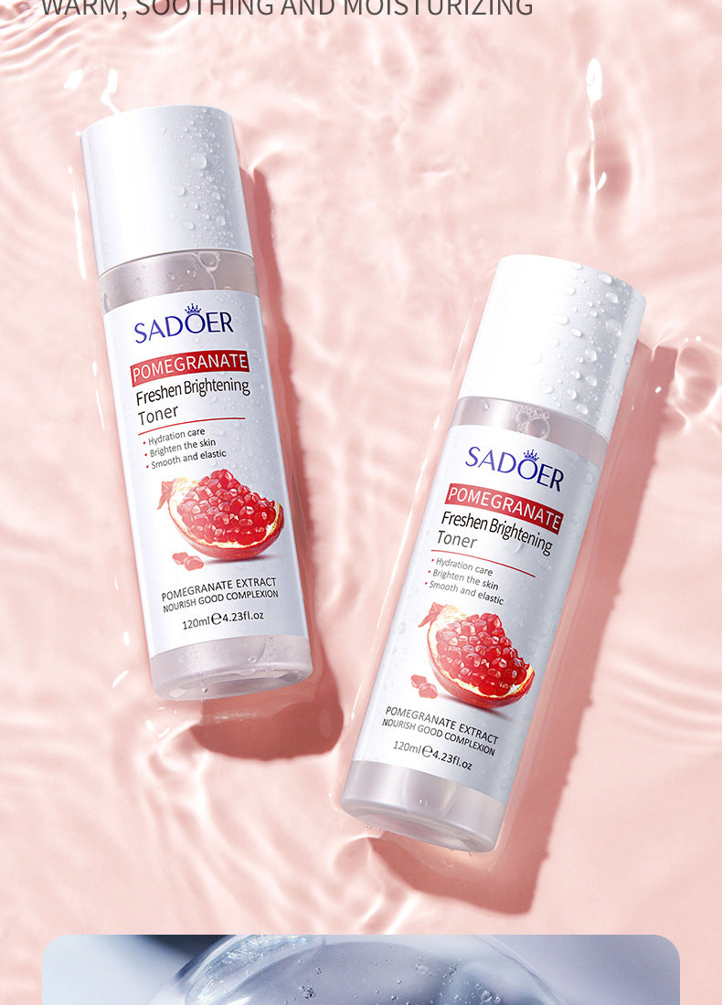 Red Pomegranate Skincare Set SADOER Hydrating Moisturizing Cleansing Nourishing  Wholesale