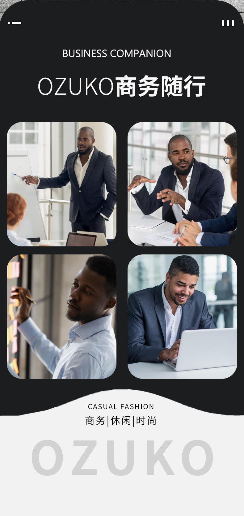 Business Backpack Men's Large Capacity Waterproof Computer Bag Multifunctional commuter backpack with a simple and sophisticated feel