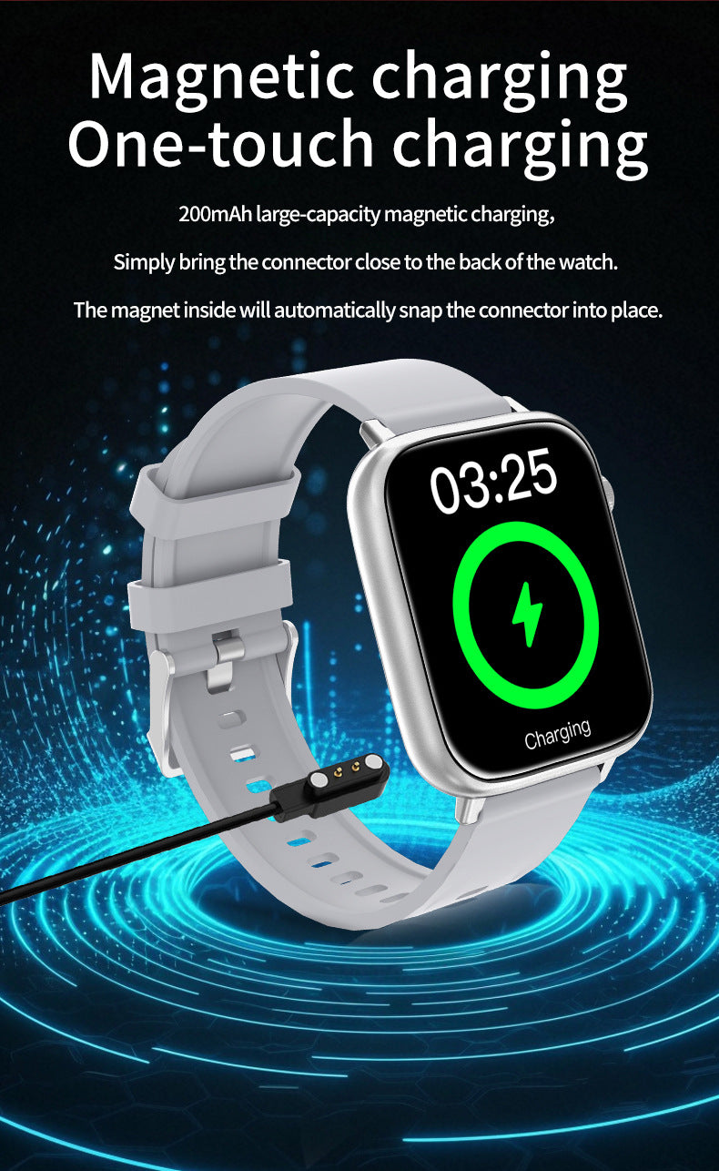 H13Smart Watch Bluetooth Call Heart Rate Pedometer Sleep Monitoring IP68Deep Waterproof GTS4Sports Three-Proof