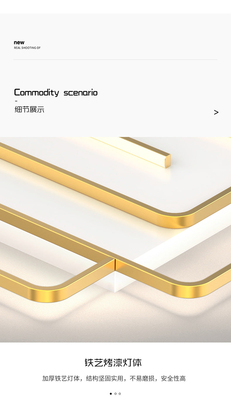 Light luxury living room lamp, simple modern style LED Ceiling Lamp2025New Year's New Personalized Restaurant Bedroom Creative Lamp