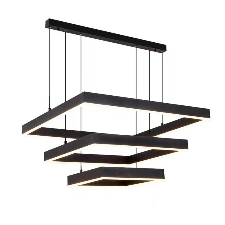 Living Room Lamp Simple and Elegant Main Lamp Modern Dining Room Lamp Home Iron Art Bedroom Lamp High-end Feel led Bar Counter Pendant Light