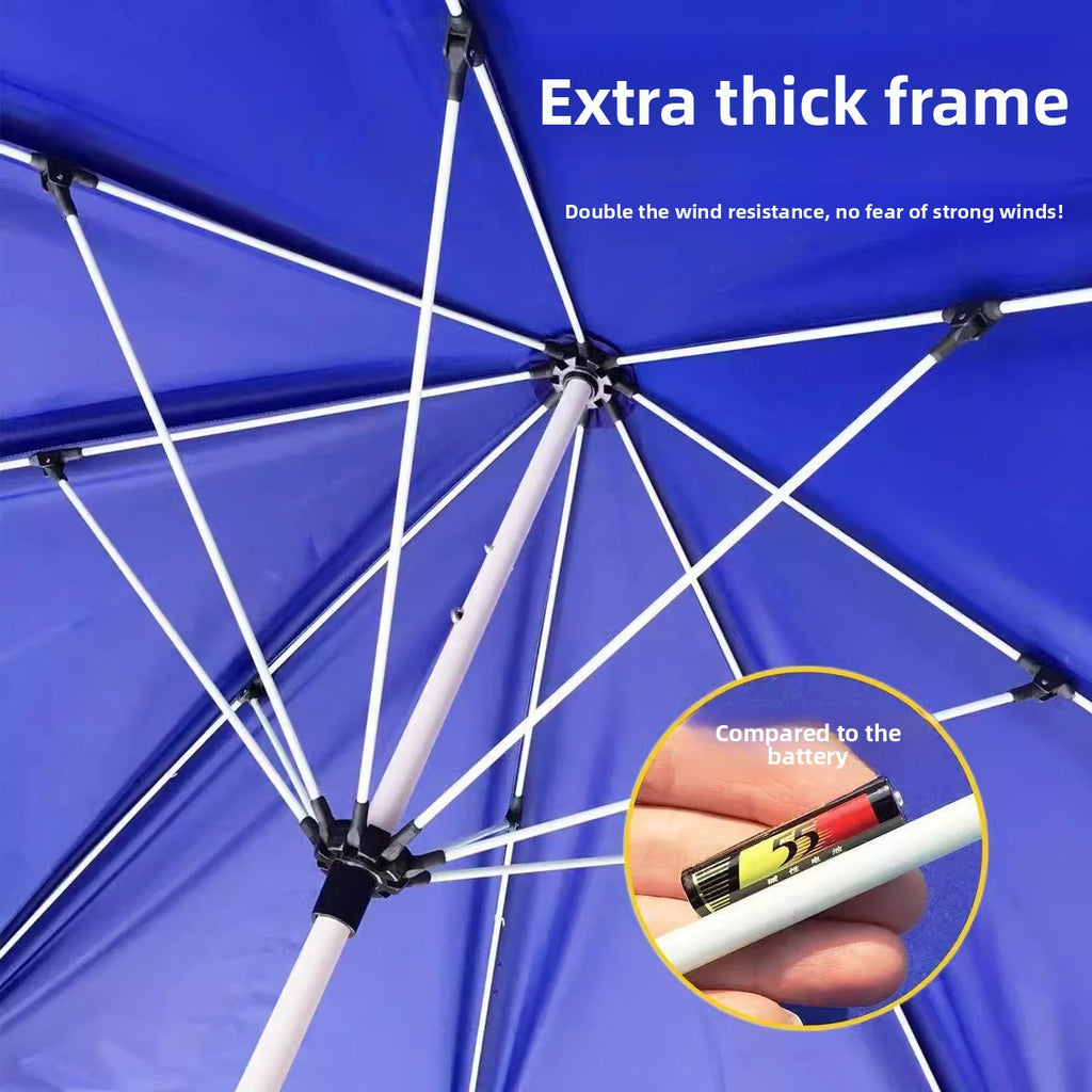 Custom Advertising logo Large Sun Umbrella Stall Sunshade Umbrella Courtyard Sun Protection Rain Umbrella Outdoor Stall Commercial Large Umbrella